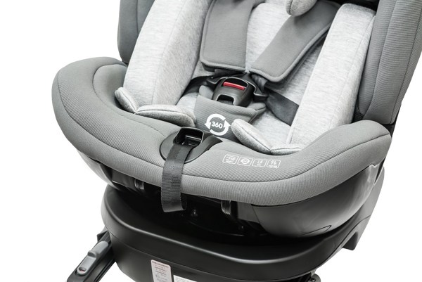 Автокресло детское Baby Prestige Universal I-fix 360 (серый) - фото4