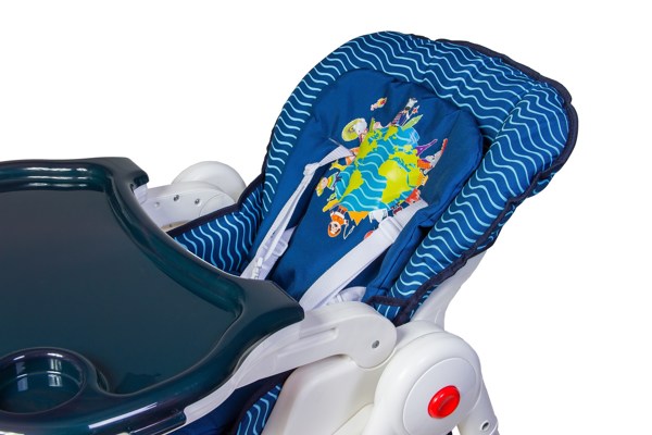 Детский стульчик для кормления Baby Prestige Avion Comfort+ 0-36 (Цвет BLUE) - фото2