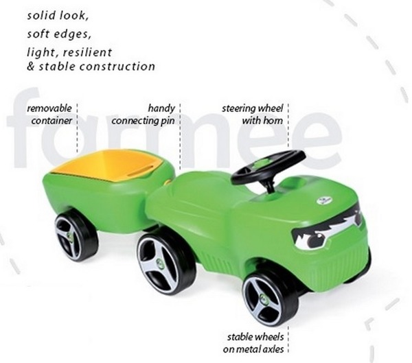 Машинка каталка BRUMEE GRAZEE (Цвет Green) - фото3