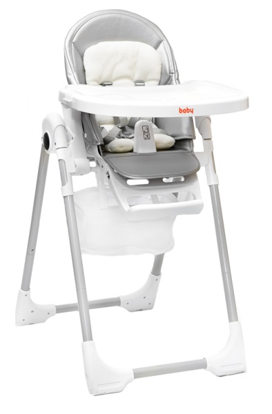 Стульчик для кормления Baby Prestige Junior LUX (Цвет Silver) - фото2