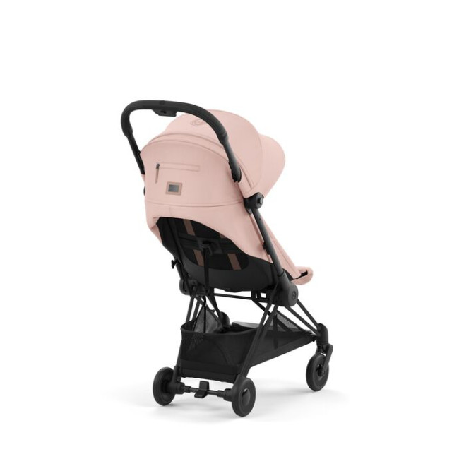 Прогулочная коляска  Cybex Coya Matt Black Frame Peach Pink - фото6