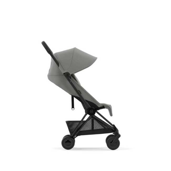 Прогулочная коляска  Cybex Coya Matt Black Frame Mirage Grey - фото4