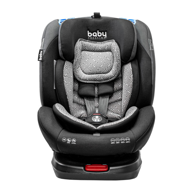 Автокресло детское BABY PRESTIGE CRUISERFIX 360 BLACK GREY - фото2