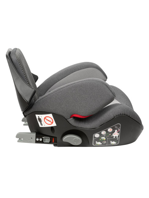 Автокресло детское бустер со спинкой Baby Prestige GoFix (Dark Grey) - фото2