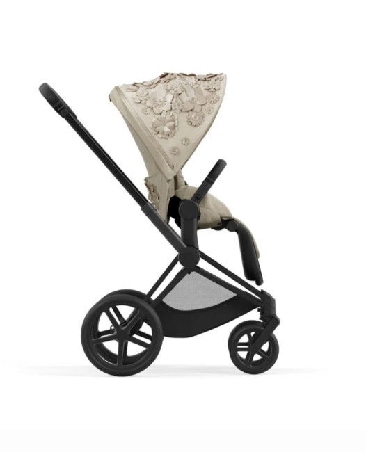 Коляска 2 в 1 Cybex Priam IV Simply Flowers Nude Beige - фото3