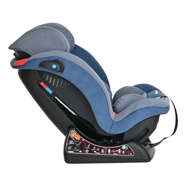 Автокресло Pituso Ruente 0-25 кг Jeans light grey Джинсовыйсветло-серый R202 - фото4