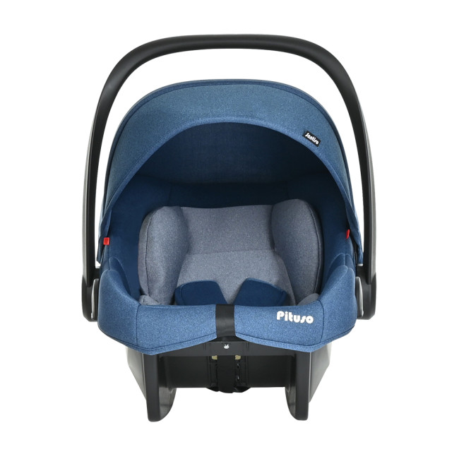 Автокресло группы 0+ (0-13кг) Pituso Santiso Jeans/ light grey /Джинсовый/светло-серый R201 - фото3