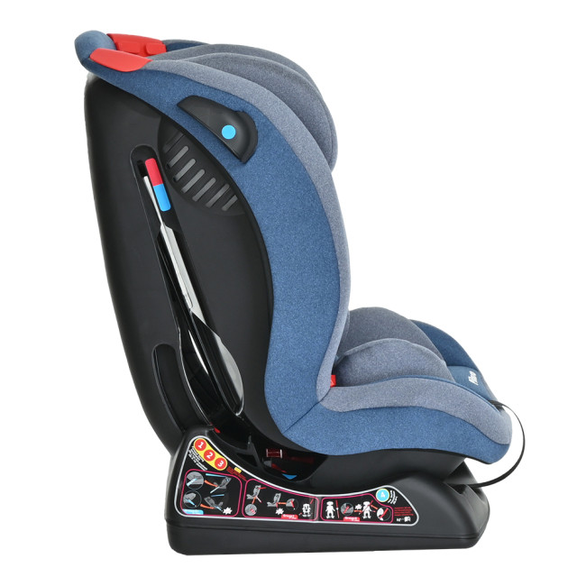 Автокресло Pituso Ruente 0-25 кг Jeans light grey Джинсовыйсветло-серый R202 - фото3