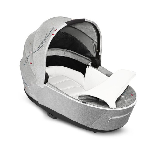 Коляска 2 в 1 Cybex Priam IV Fashion Edition Koi на шасси Rosegold - фото2