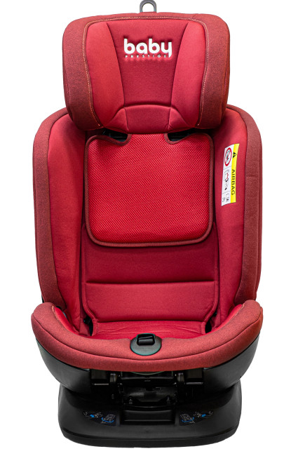 Автокресло детское Baby Prestige UNIVERSAL I-FIX 360° (Red) - фото5