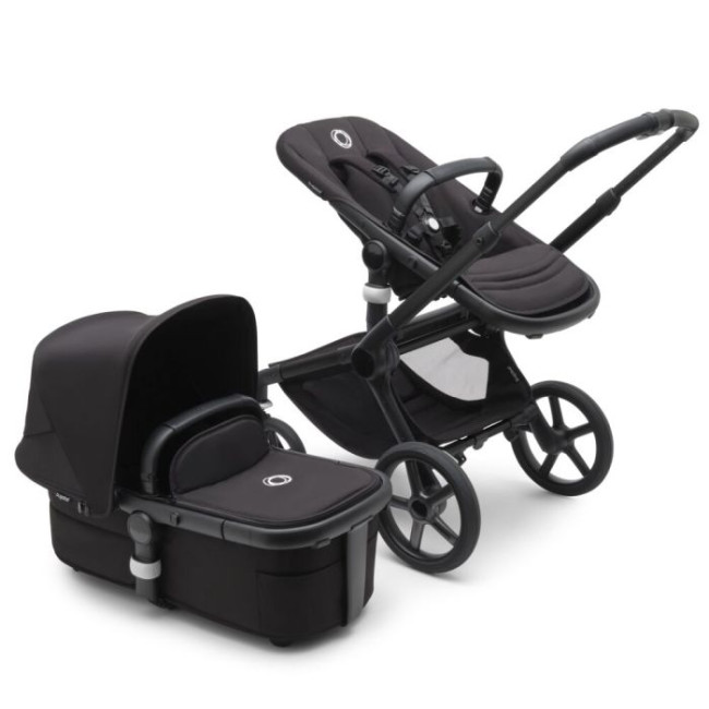 Коляска 2 в 1 Bugaboo Fox 5 Complete BLACK/MIDNIGHT BLACK - фото