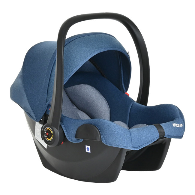 Автокресло группы 0+ (0-13кг) Pituso Santiso Jeans/ light grey /Джинсовый/светло-серый R201 - фото2
