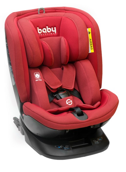 Автокресло детское Baby Prestige UNIVERSAL I-FIX 360° (Red) - фото2