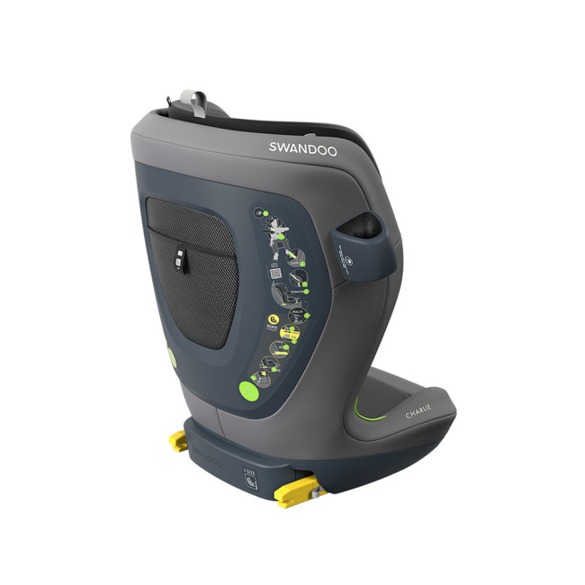 Автокресло Swandoo Charlie i-size Sesame Grey - фото3