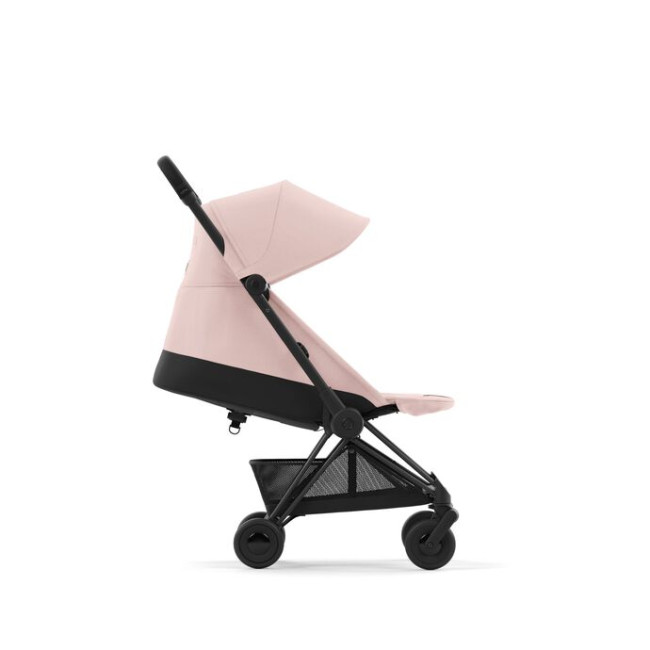 Прогулочная коляска  Cybex Coya Matt Black Frame Peach Pink - фото5