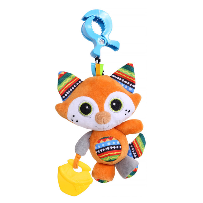  BIBA TOYS Игрушка-подвеска на прищепке Лисенок Френк 