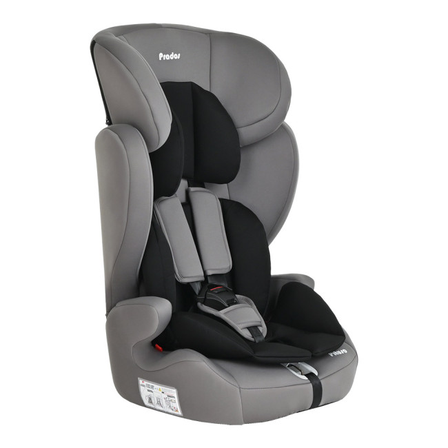Автокресло группы 123 (9-36кг) Pituso Prados Black GreyЧерно-Серый R501 - фото