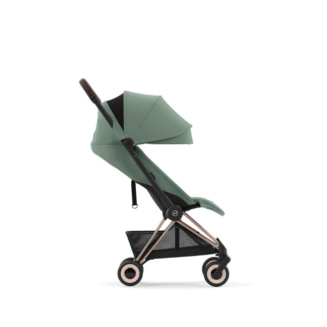 Прогулочная коляска Cybex Coya Rosegold leaf green - фото5