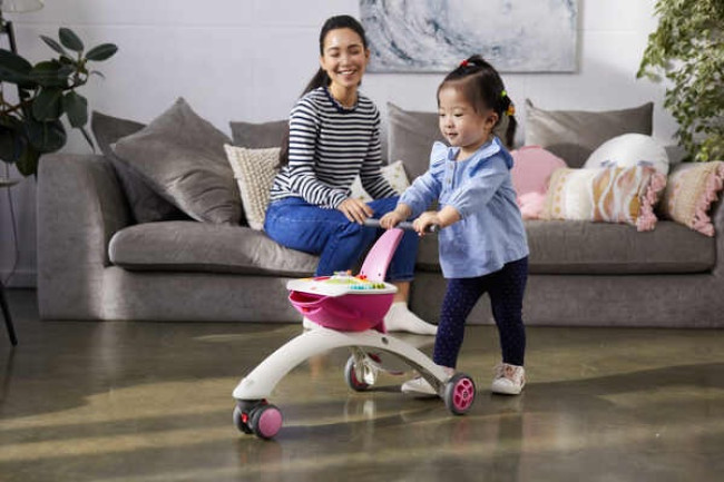 Каталка 5 в 1; розовая TINY LOVE 5IN1 WALK BEHIND&RIDE ON PINCK (2222190111) - фото5