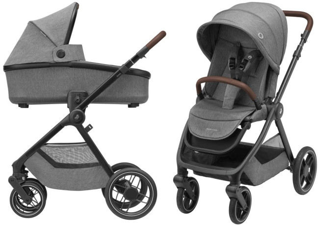 Коляска 2 в 1 Maxi-Cosi OXFORD SELECT GREY с люлькой  Maxi-Cosi Oria SELECT GREY - фото