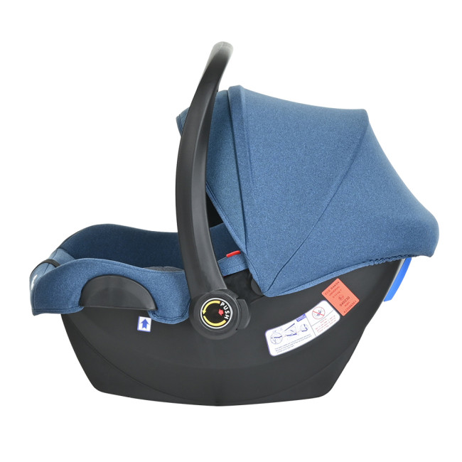 Автокресло группы 0+ (0-13кг) Pituso Santiso Jeans/ light grey /Джинсовый/светло-серый R201 - фото5