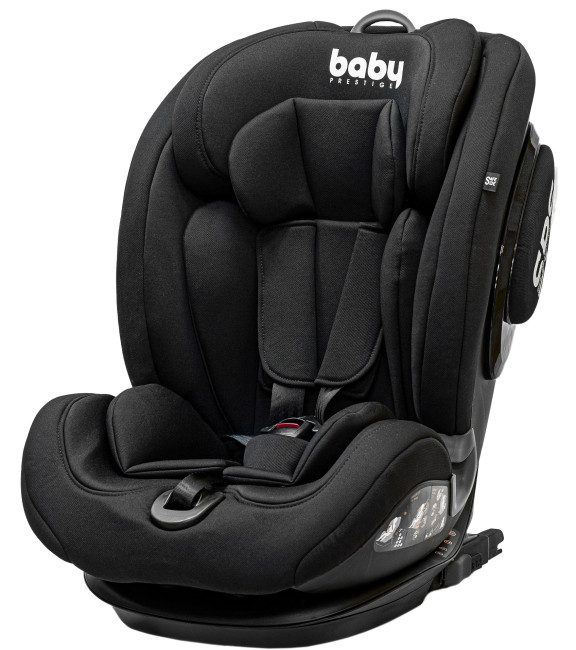 Автокресло детское Baby Prestige EvolutionFix (Black) - фото