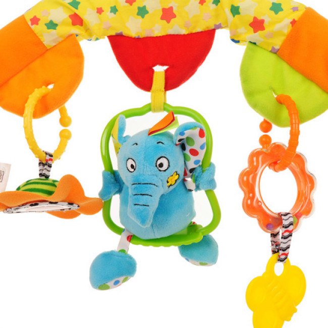 BIBA TOYS Дуга на коляску Слоненок  - фото4