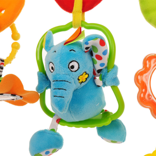 BIBA TOYS Дуга на коляску Слоненок  - фото5