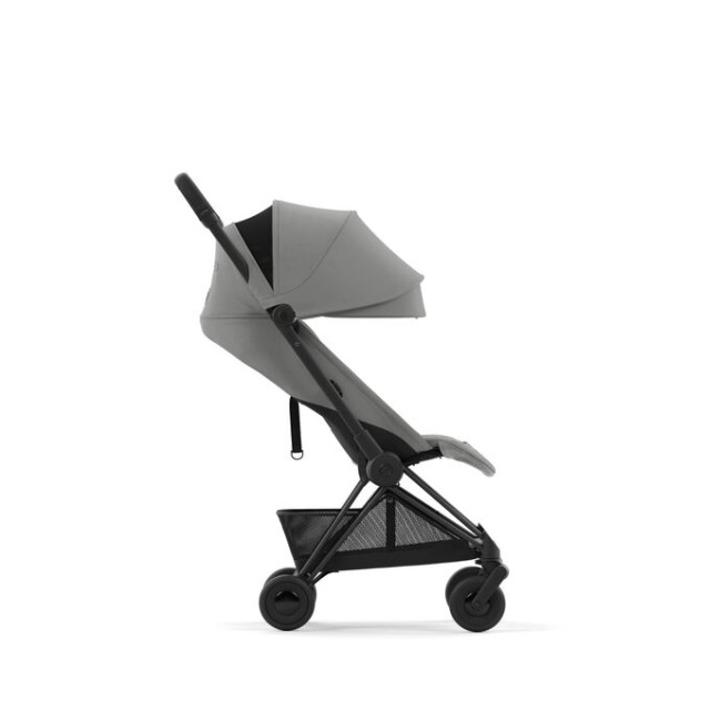 Прогулочная коляска  Cybex Coya Matt Black Frame Mirage Grey - фото5