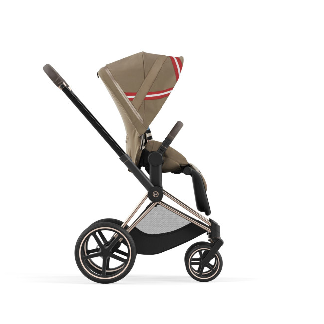 Коляска 2 в 1 Cybex Priam IV Karolina Kurkova One Love на шасси Rosegold - фото3