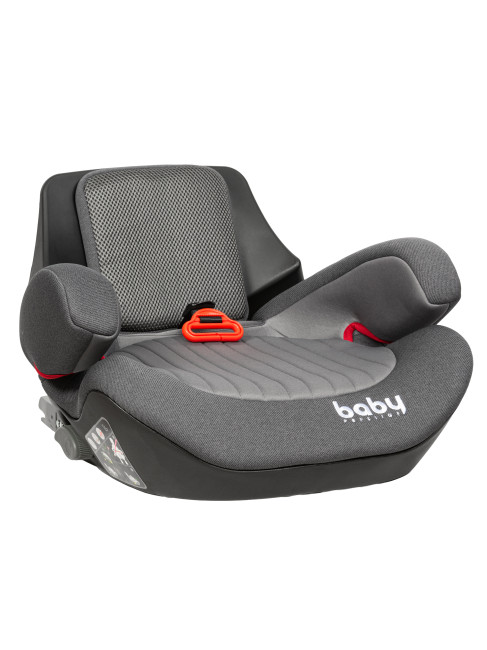 Автокресло детское бустер со спинкой Baby Prestige GoFix (Dark Grey) - фото