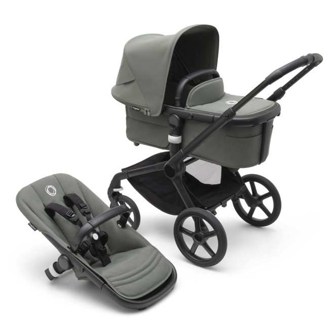Коляска 2 в 1 Bugaboo Fox 5 Complete BLACK/FOREST GREEN/FOREST GREEN - фото2