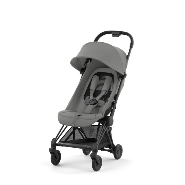 Прогулочная коляска  Cybex Coya Matt Black Frame Mirage Grey - фото3