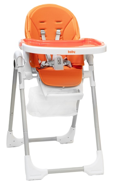 Стульчик для кормления Baby Prestige Junior LUX + ДУГА (Цвет Orange) - фото2